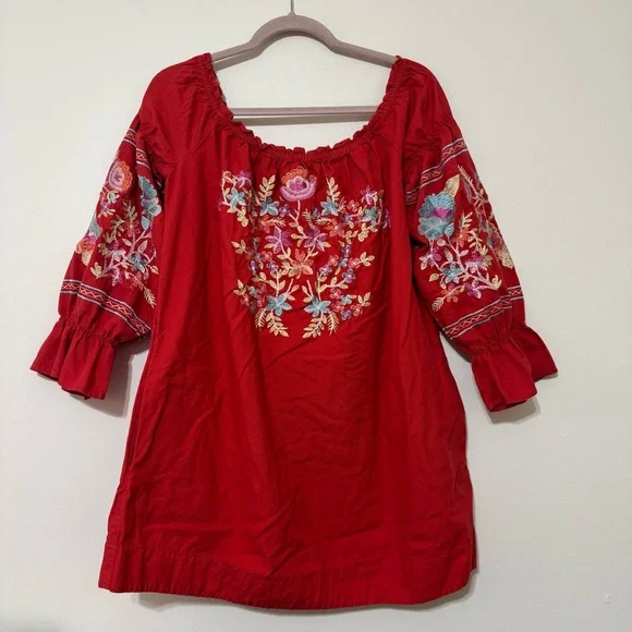 Free People Fleur du Jour Embroidered Mini Dress - Picture 3 of 7